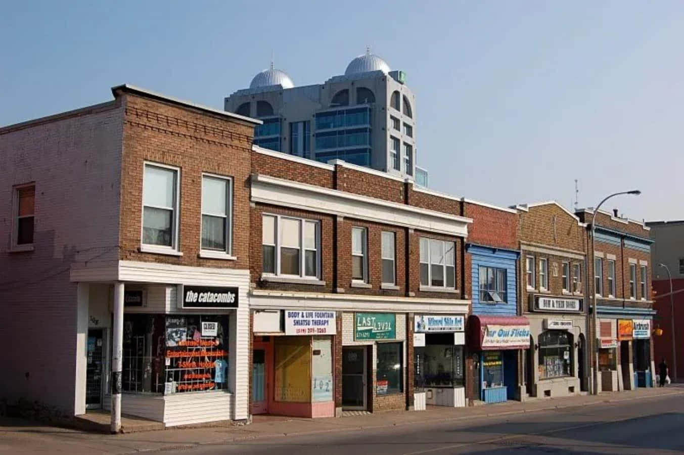 Kitchener Downtown Street View Wallpaper