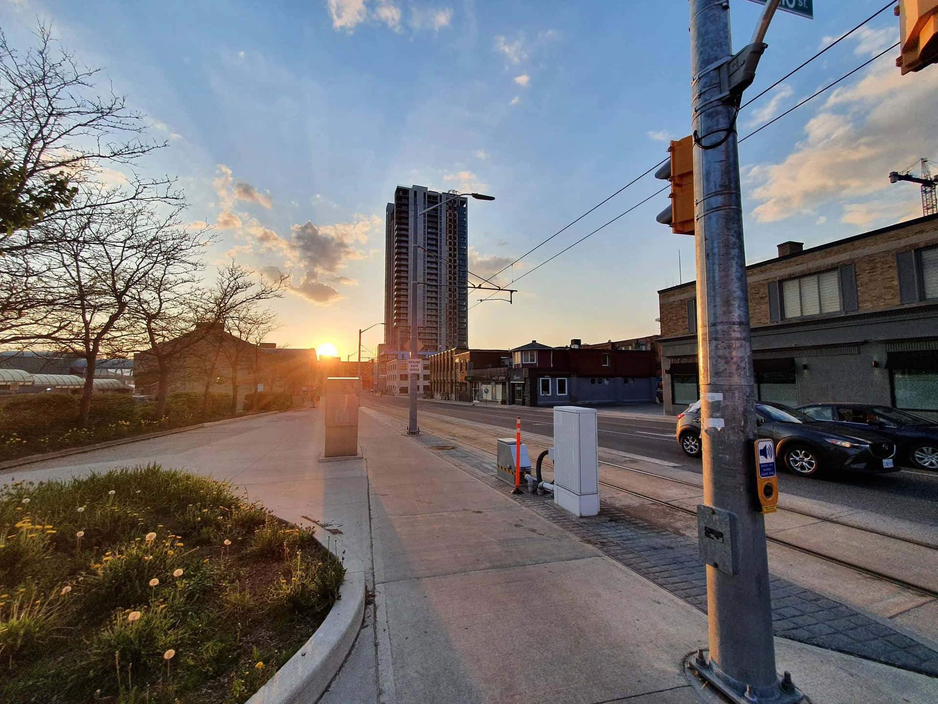 Kitchener Sunset Urban Landscape Wallpaper