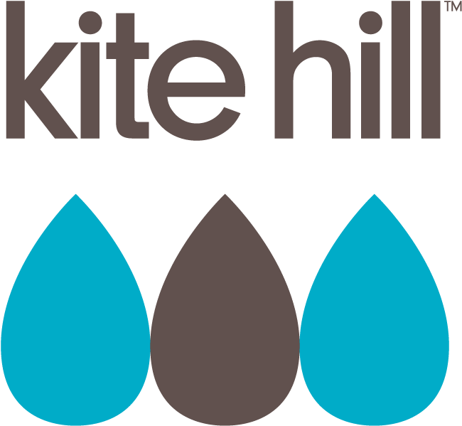 Kite Hill Logo Blue Drops PNG