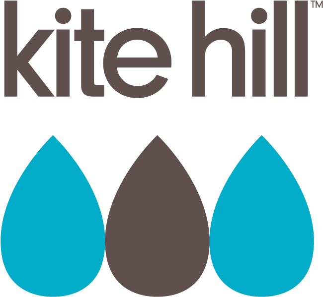 Download Kite Hill Logo Blue Drops | Wallpapers.com