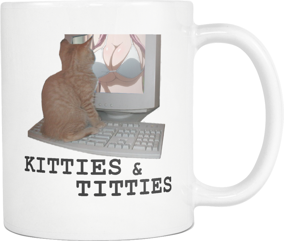 Kittiesand Titties Mug PNG