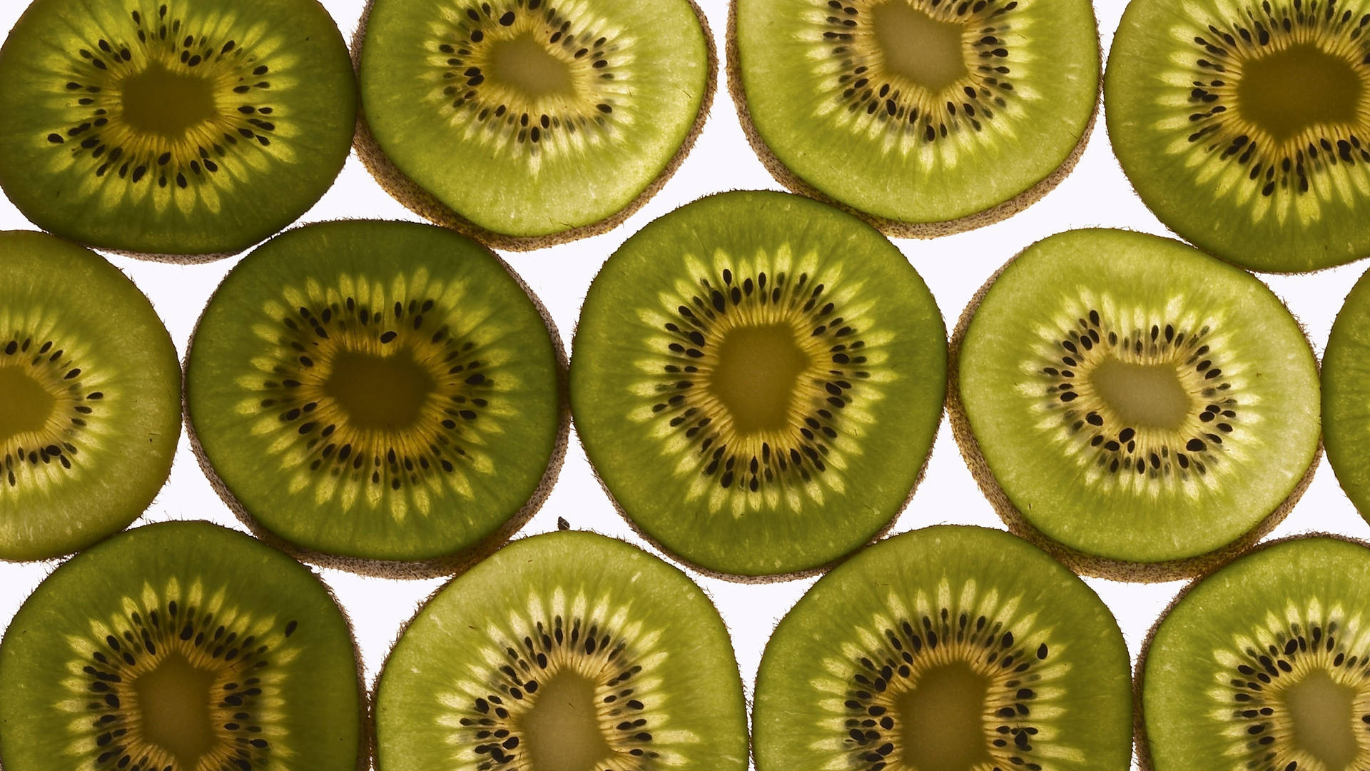 Kiwi Fruit Pattern Photography Wallpaper