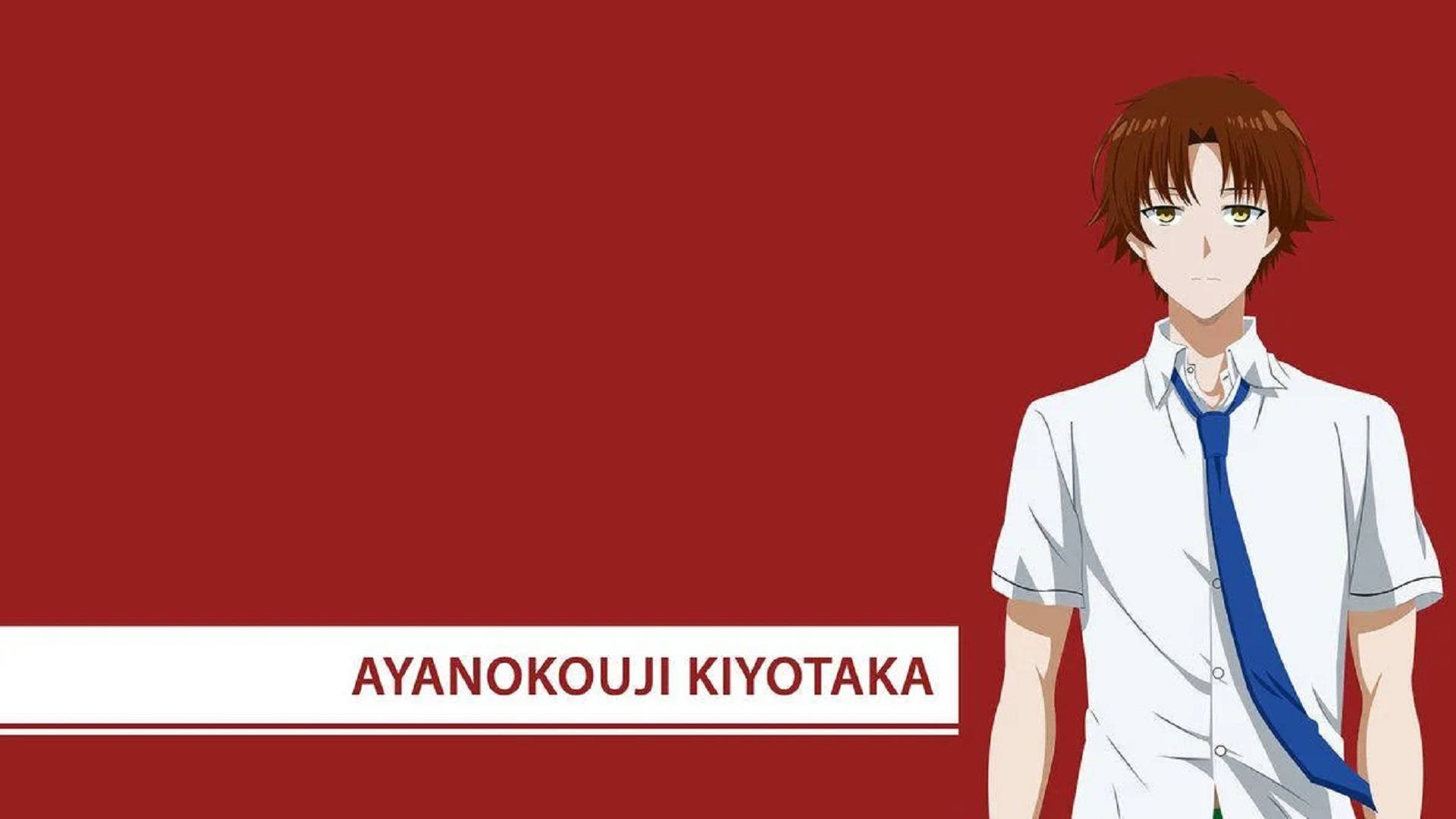 Kiyotaka Ayanokoji In Red