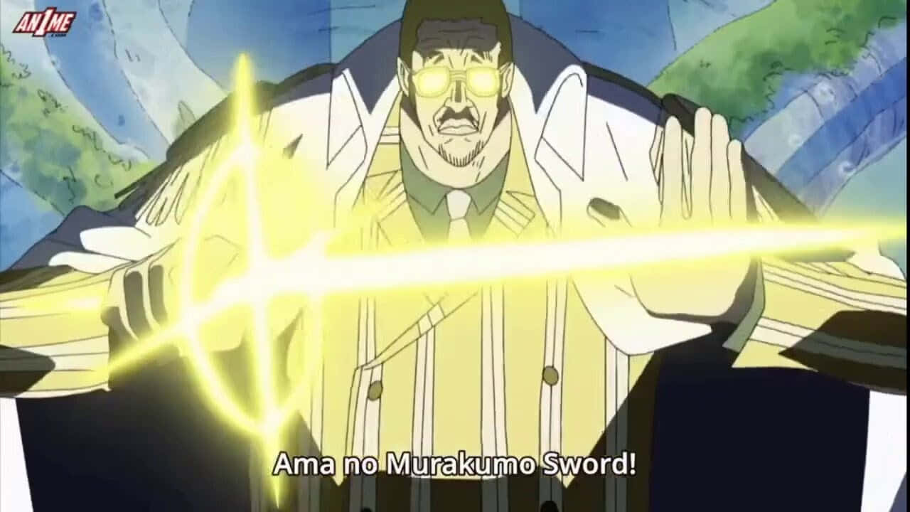 Admiral Kizaru Powering Up his Light Attack - One Piece Wallpaper Wallpaper