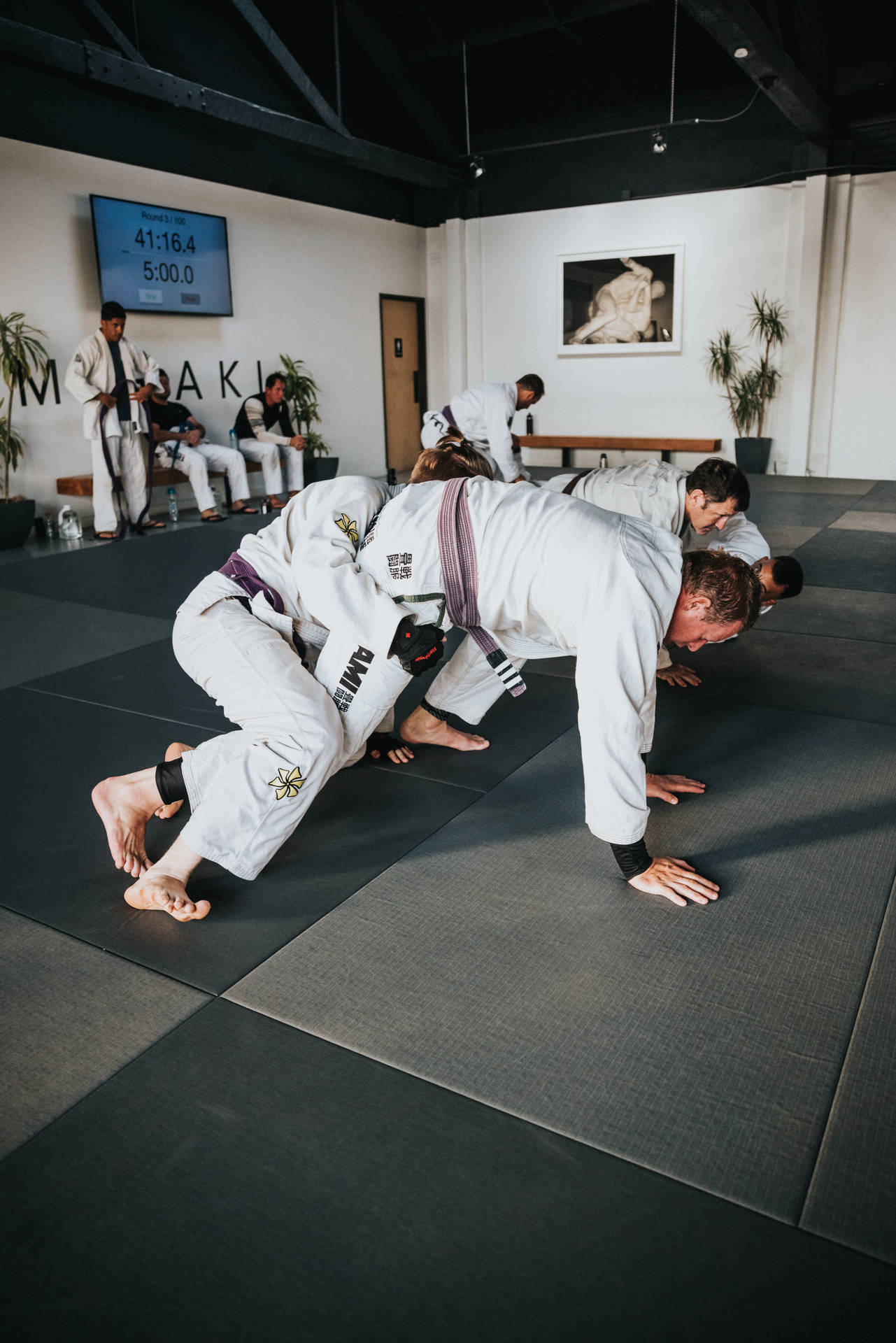 Klassisk Judo Teknik Wallpaper
