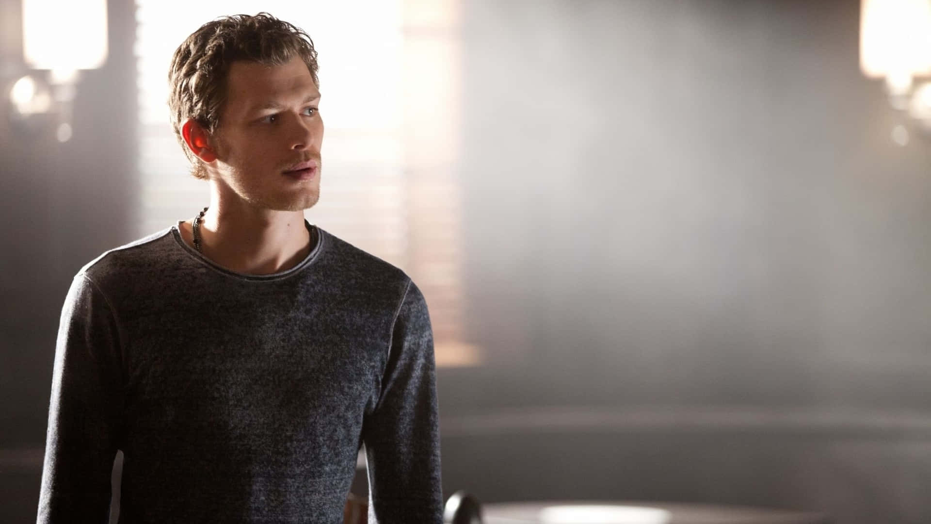 Klaus Mikaelson In Long Sleeved Shirt Wallpaper