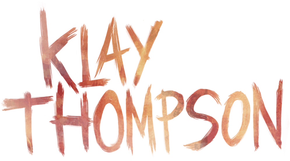 Klay Thompson Text Artwork PNG