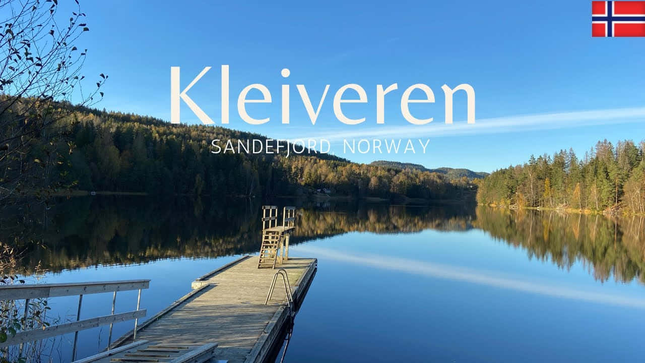 Kleiveren Lake Sandefjord Norway Wallpaper