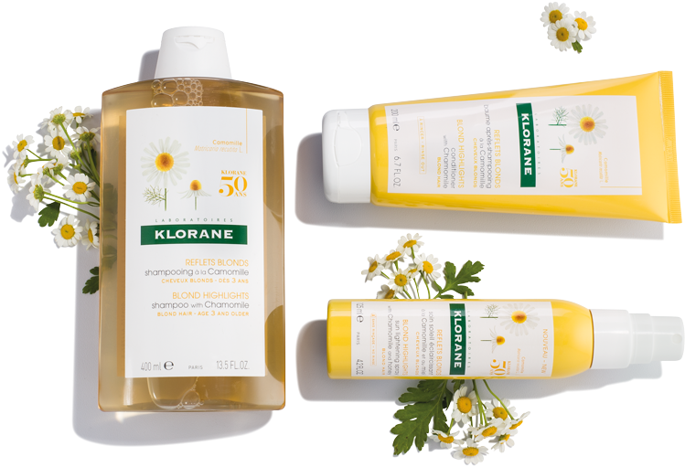 Klorane Blonde Hair Care Products PNG