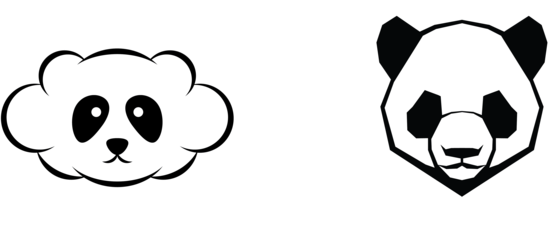 Kloud Panda X Lvl2 Logos PNG