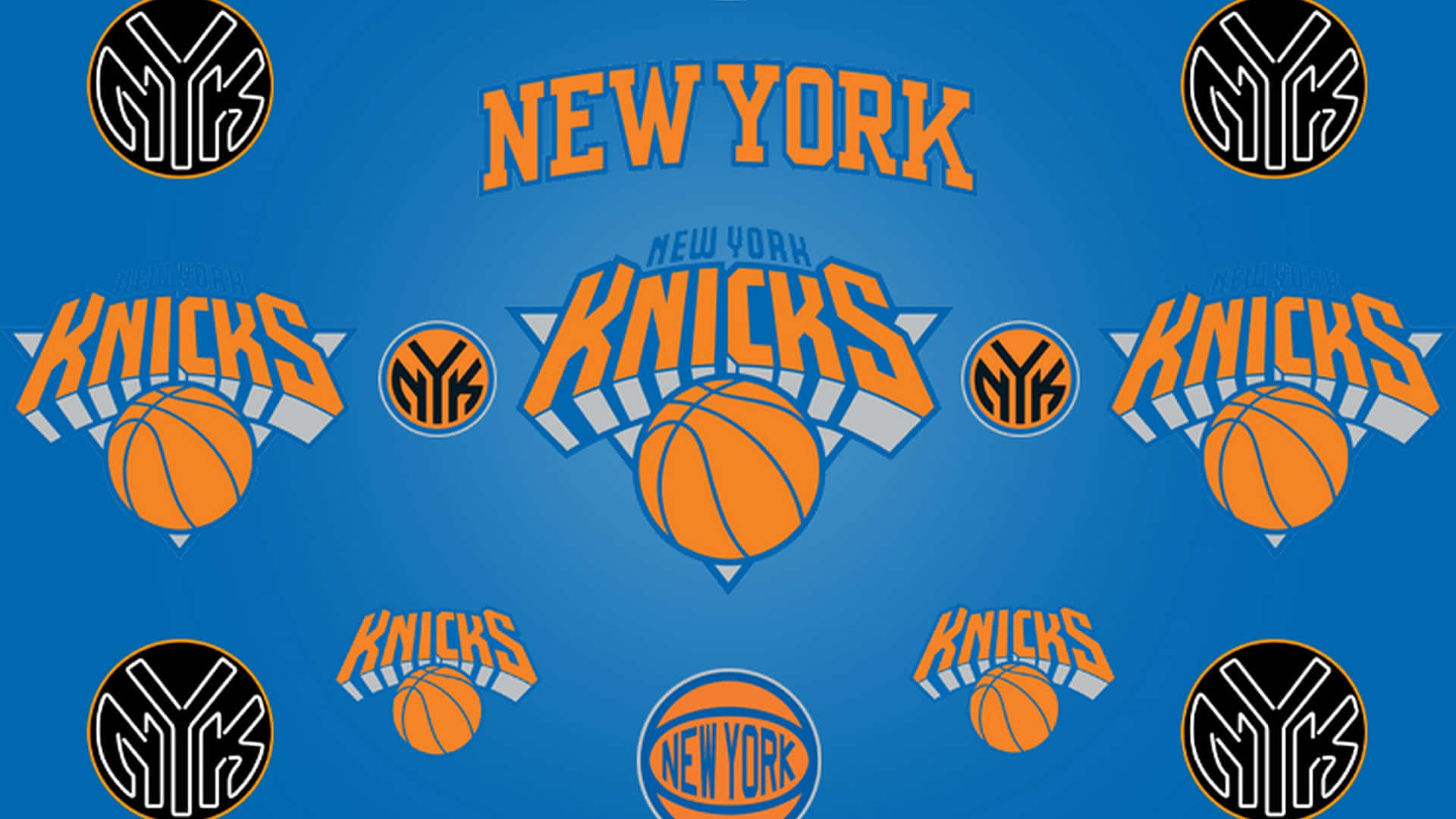Följnew York Knicks På Deras Resa Mot Toppen! Wallpaper