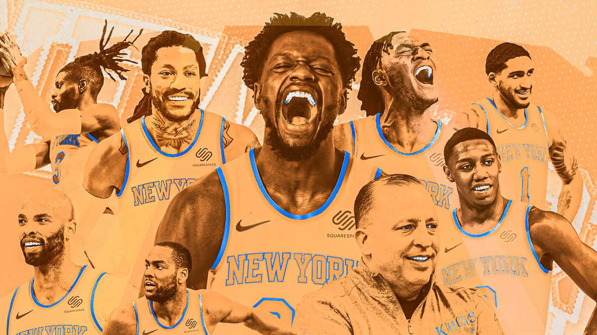 Hjemmetfor New York Knicks - Verdens Mest Berømte Arena. Wallpaper