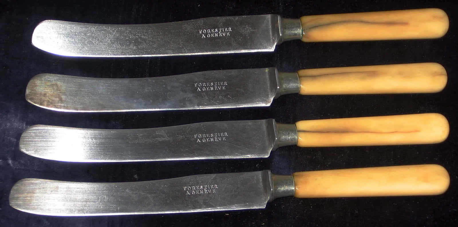 An assortment of sharp and stylish chef knives
