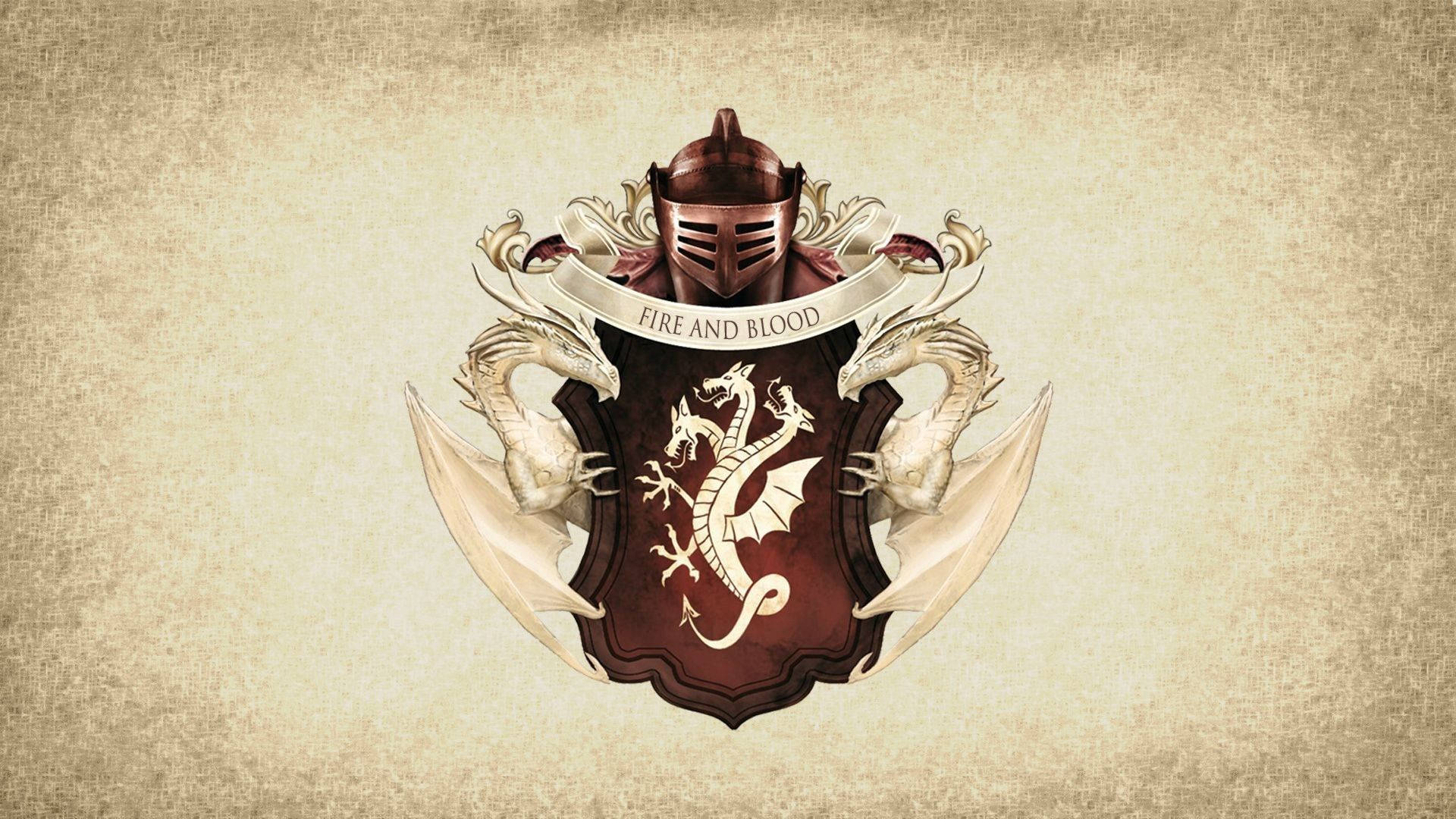 Knight Coat Of Arms House Targaryen Wallpaper