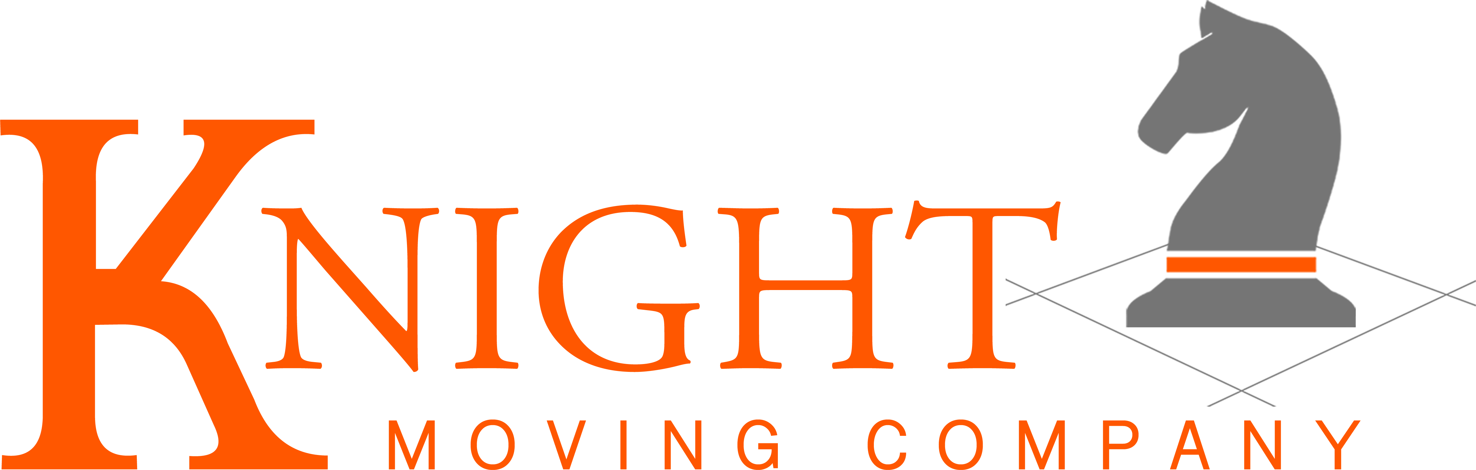 Knight Moving Company Horse Chess Piece Logo PNG
