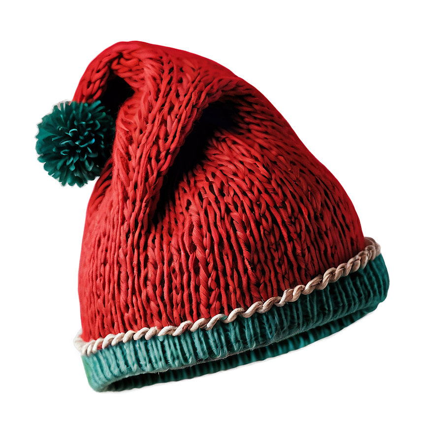 Knitted Christmas Hat Png 04292024 PNG