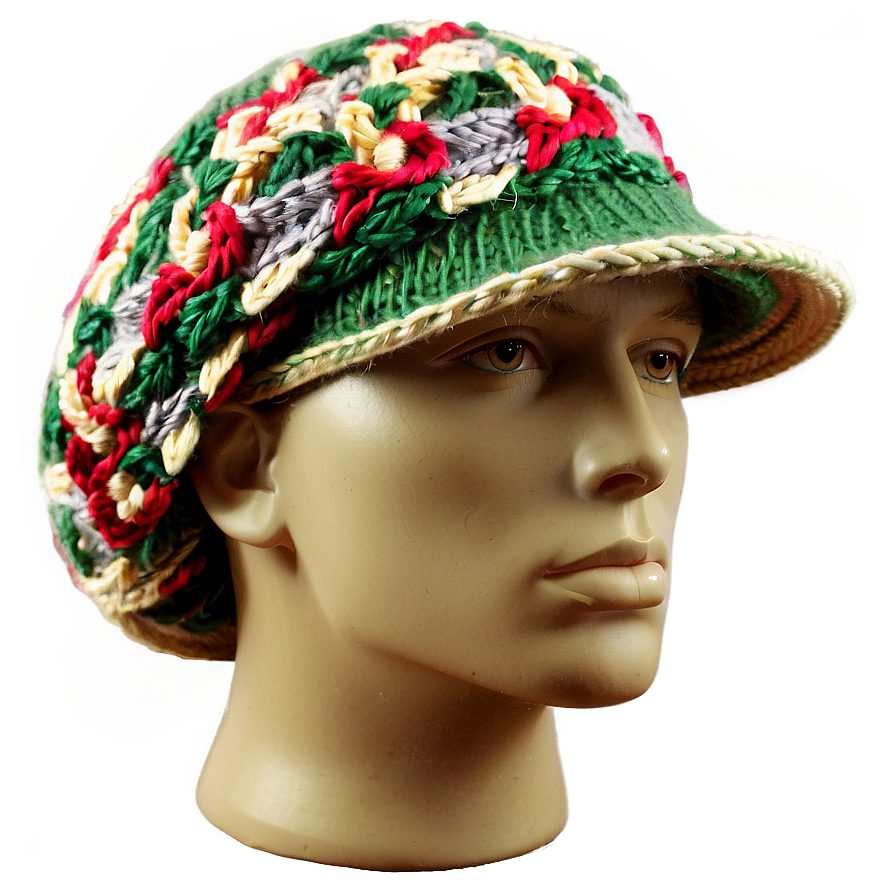 Knitted French Beret Png 06132024 PNG