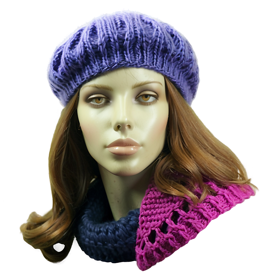 Knitted French Beret Png Pbd PNG