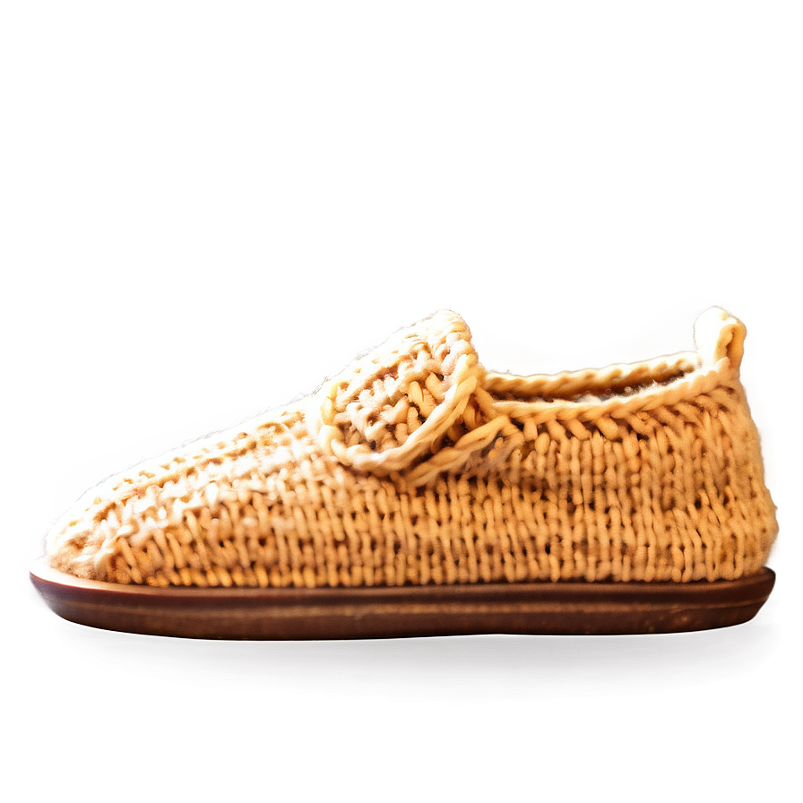 Knitted Slippers Png 06202024 PNG