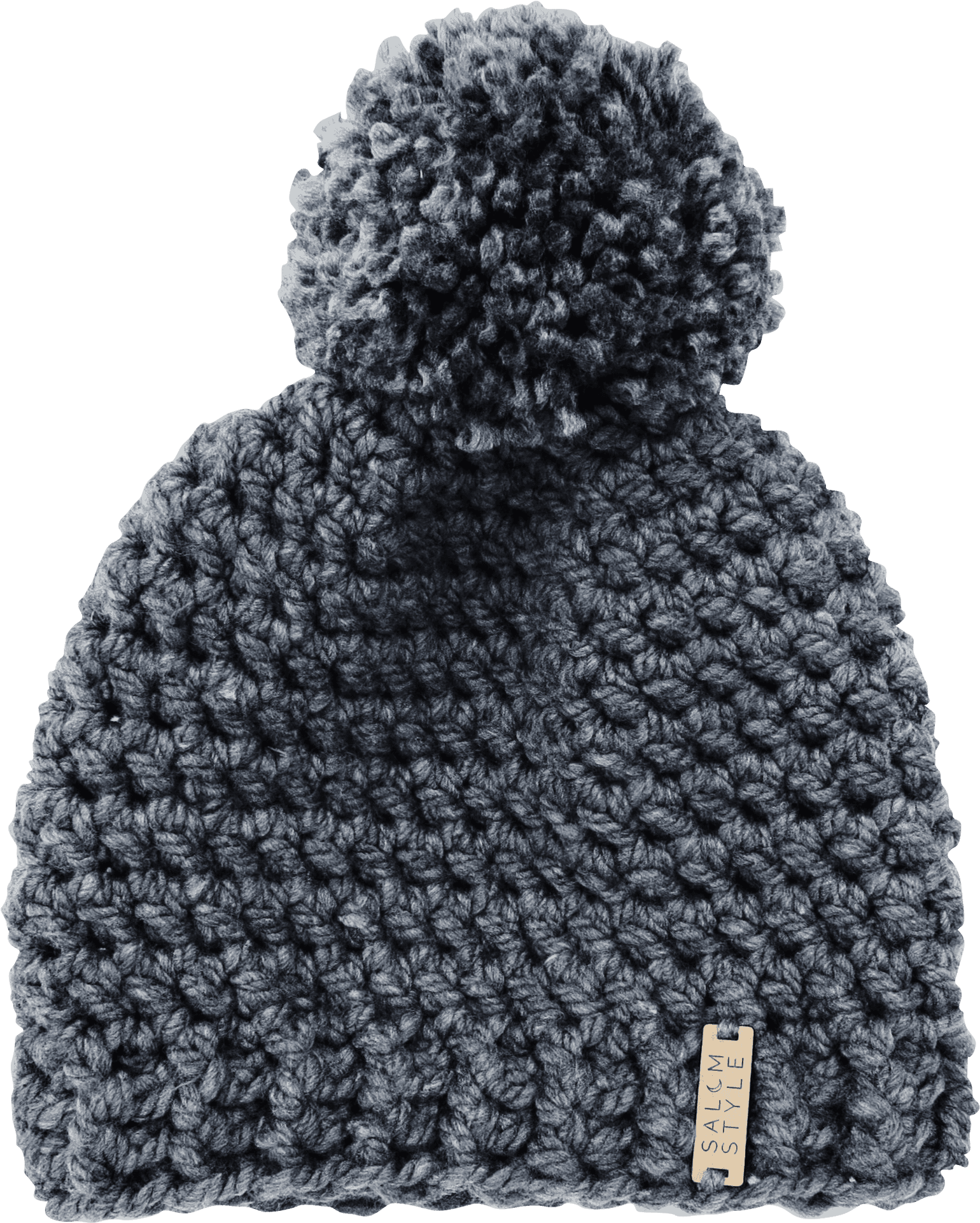 Knitted Winter Beanie Hat PNG