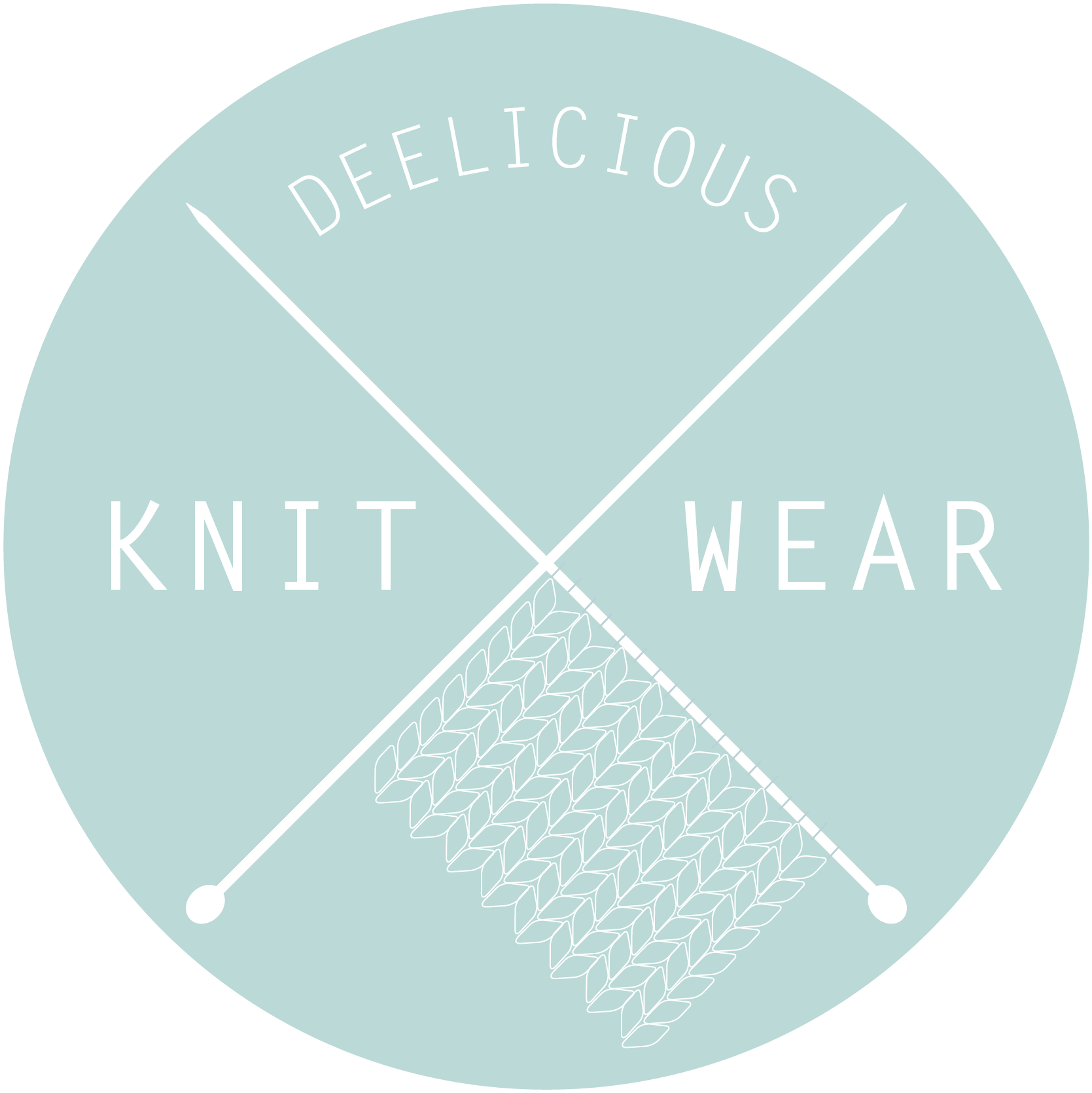 Knitwear Brand Logo Design PNG