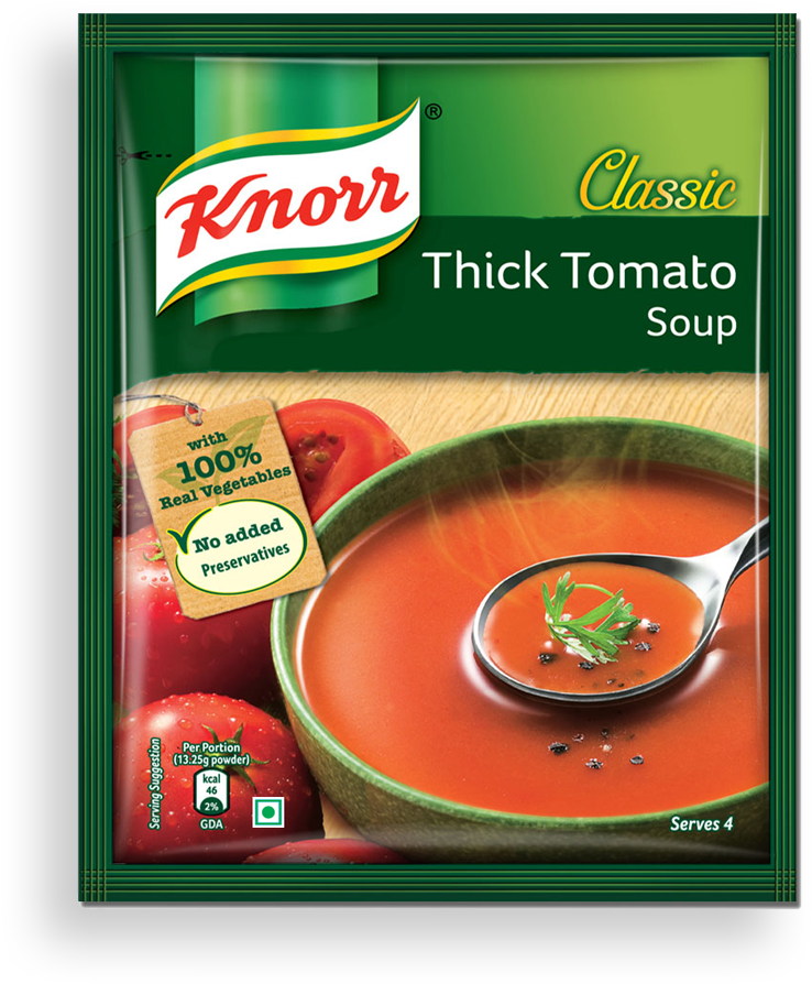 Knorr Classic Thick Tomato Soup Packet PNG