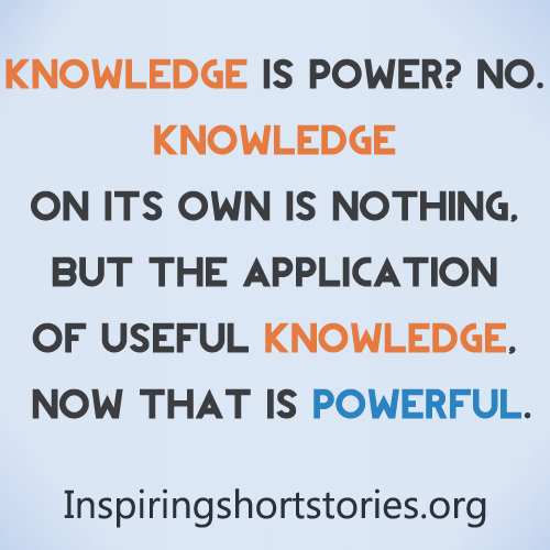 Knowledge Application Power Quote PNG
