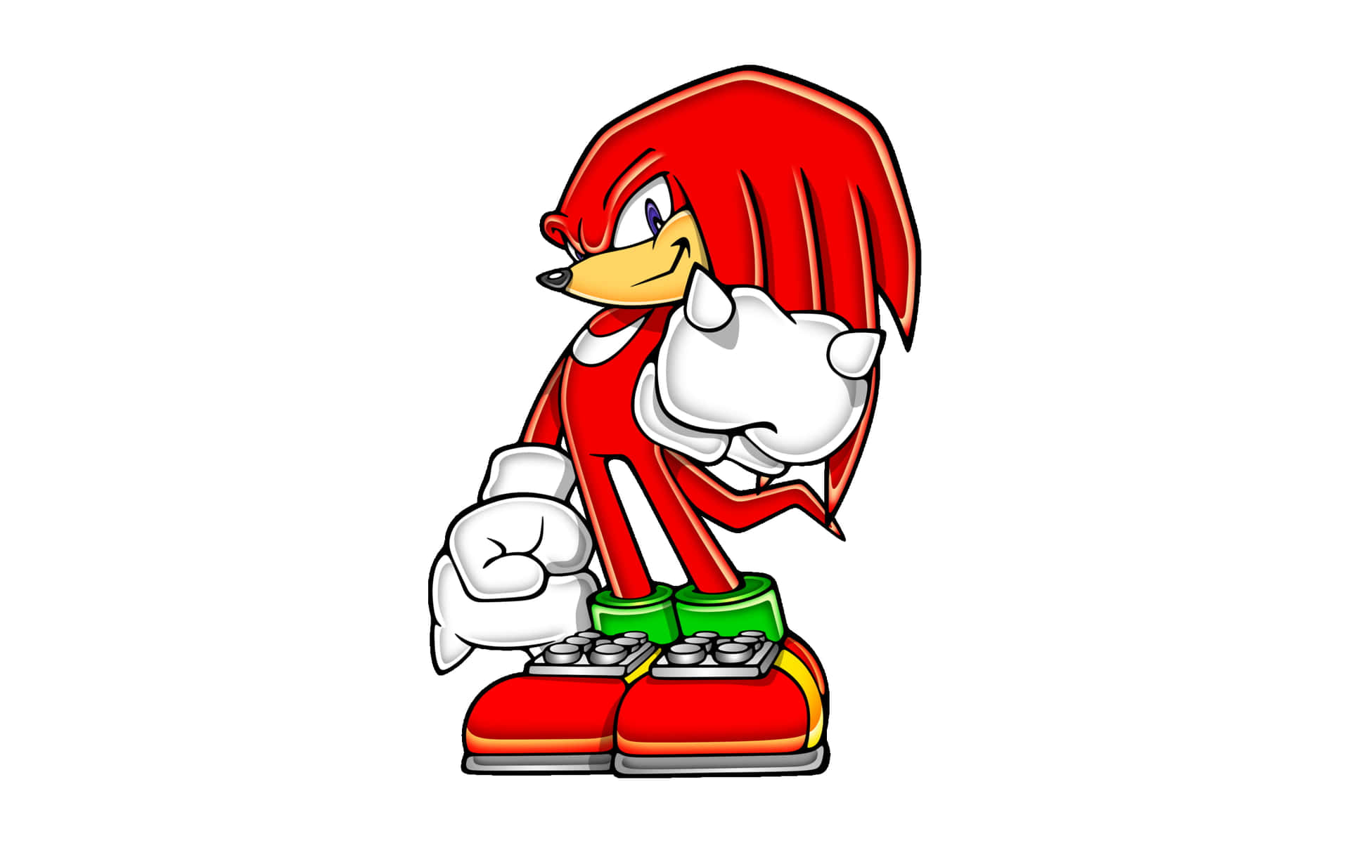 Check Out Knuckles, The Cheeky Echidna With Attitude! Wallpaper