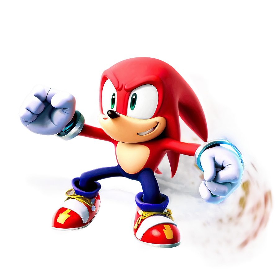 Download Knuckles' Adventure Pose Png Xjv64 | Wallpapers.com