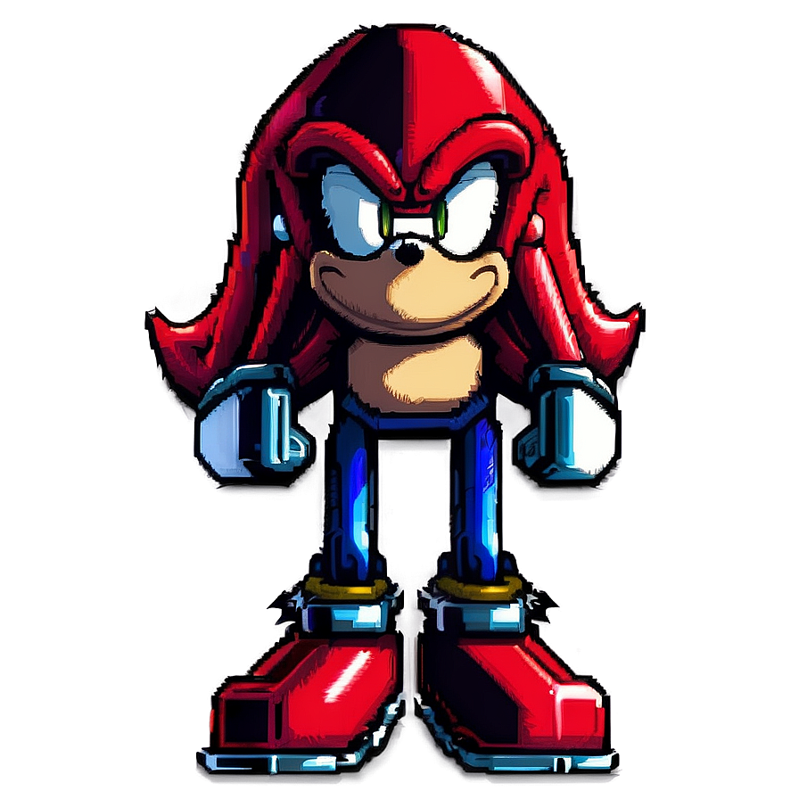 Download Knuckles In Pixel Art Png Ioh15 | Wallpapers.com