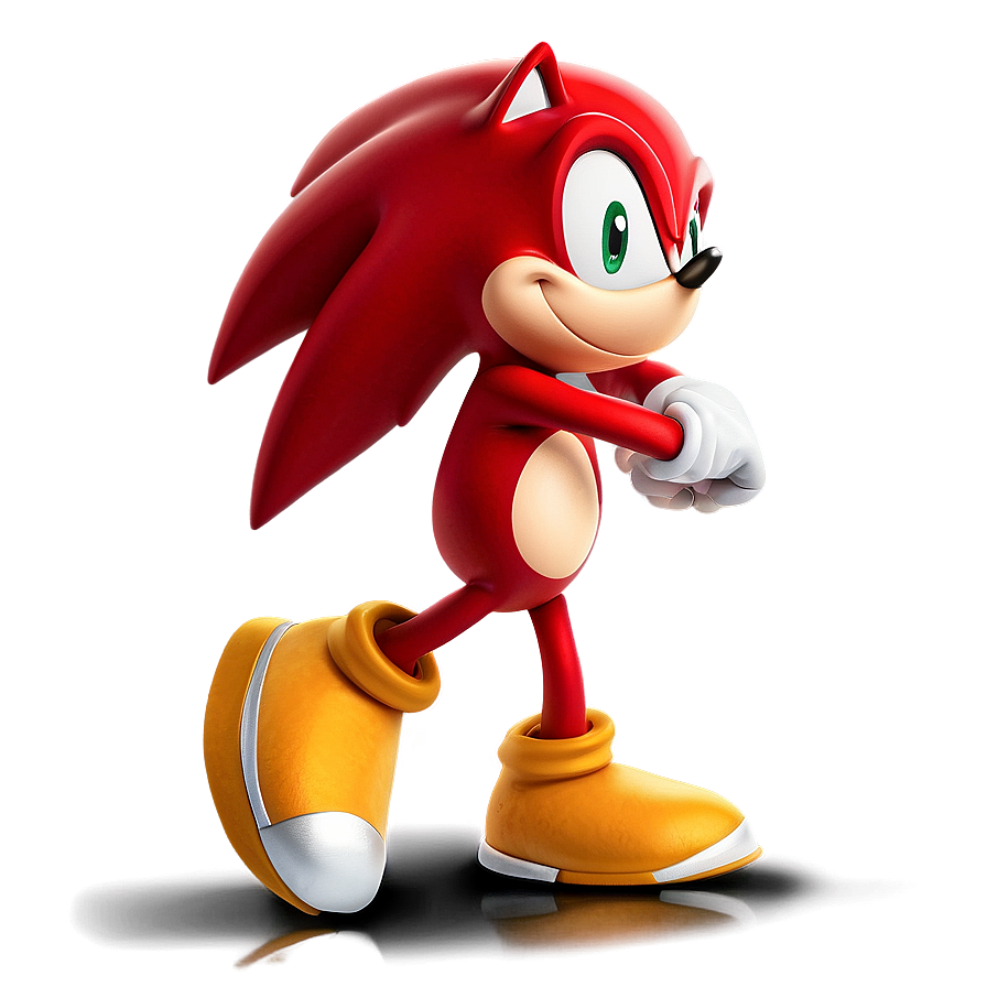 Download Knuckles In Running Pose Png Rvd16 | Wallpapers.com