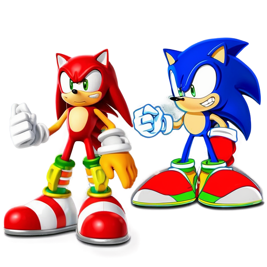 Knuckles Sonic Characters Png Alk81 PNG