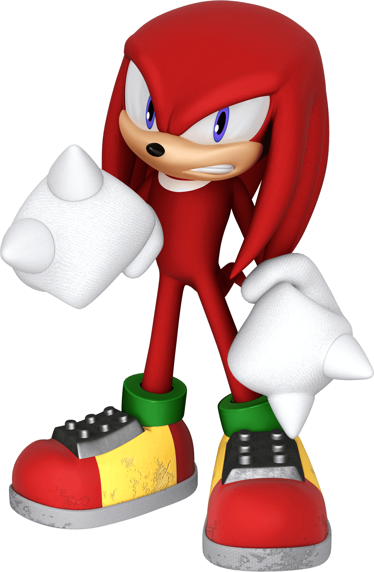 Knuckles The Echidna Character Pose PNG