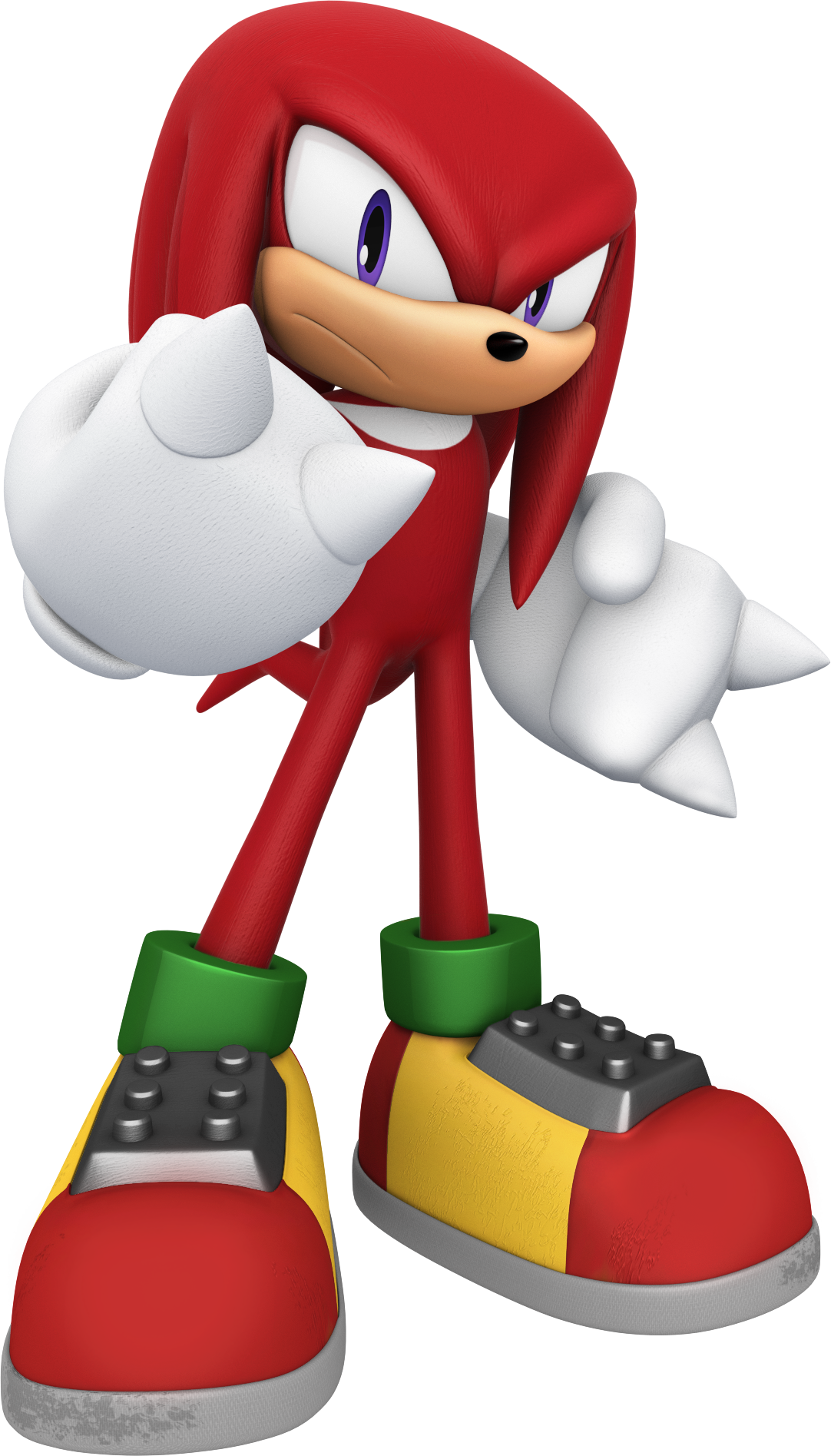 Download Knuckles The Echidna Pointing | Wallpapers.com