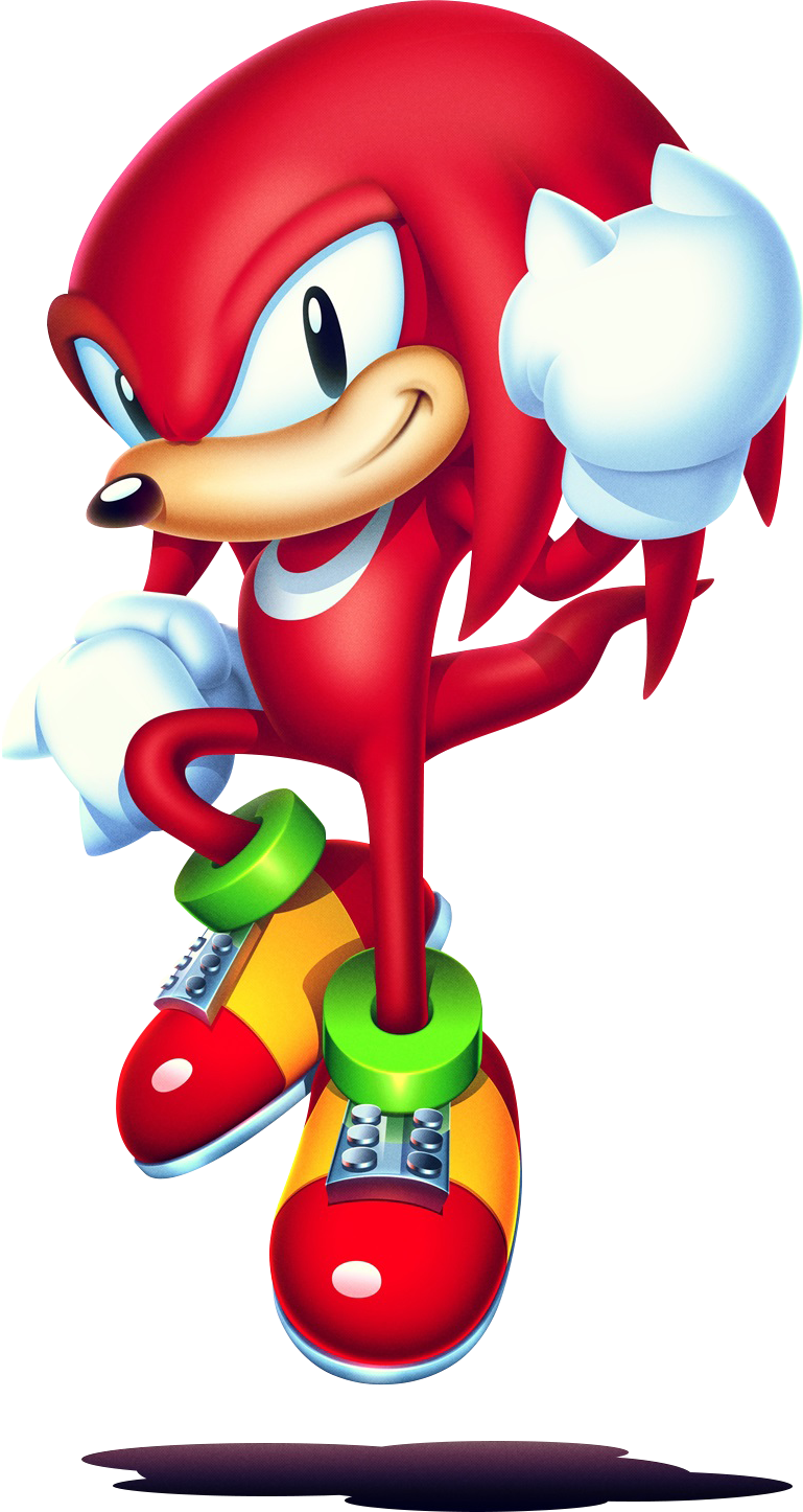Knuckles The Echidna Pose PNG