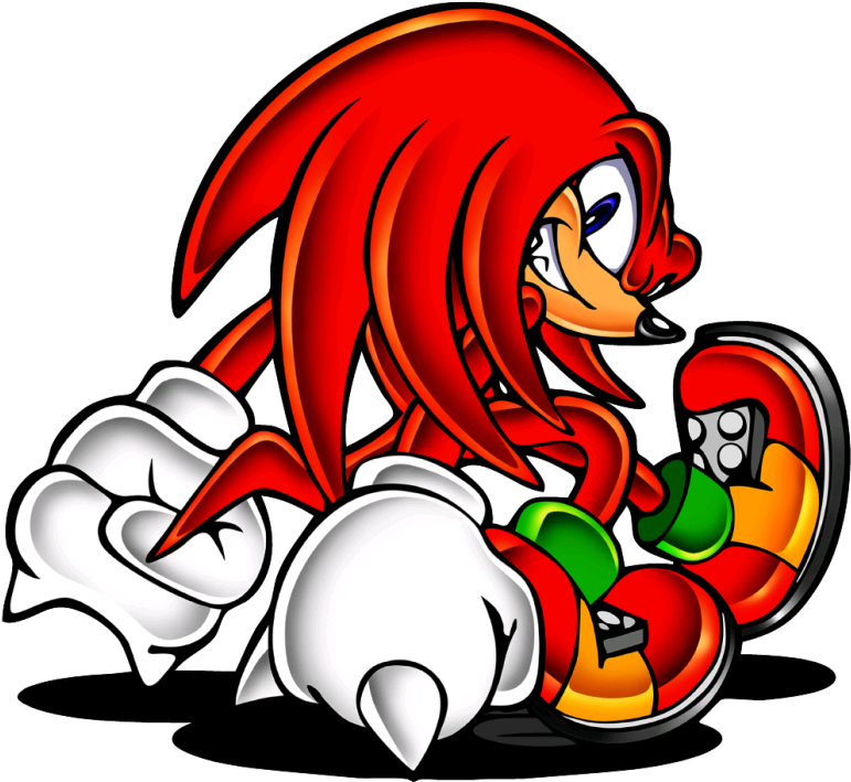 Download Knuckles The Echidna Pose | Wallpapers.com