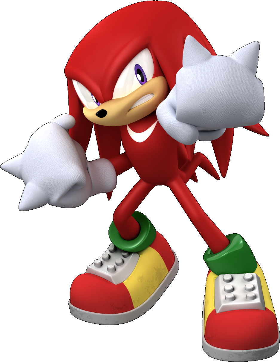 Knuckles The Echidna Pose PNG