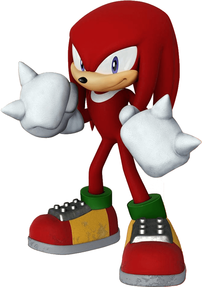 Download Knuckles The Echidna Standing | Wallpapers.com