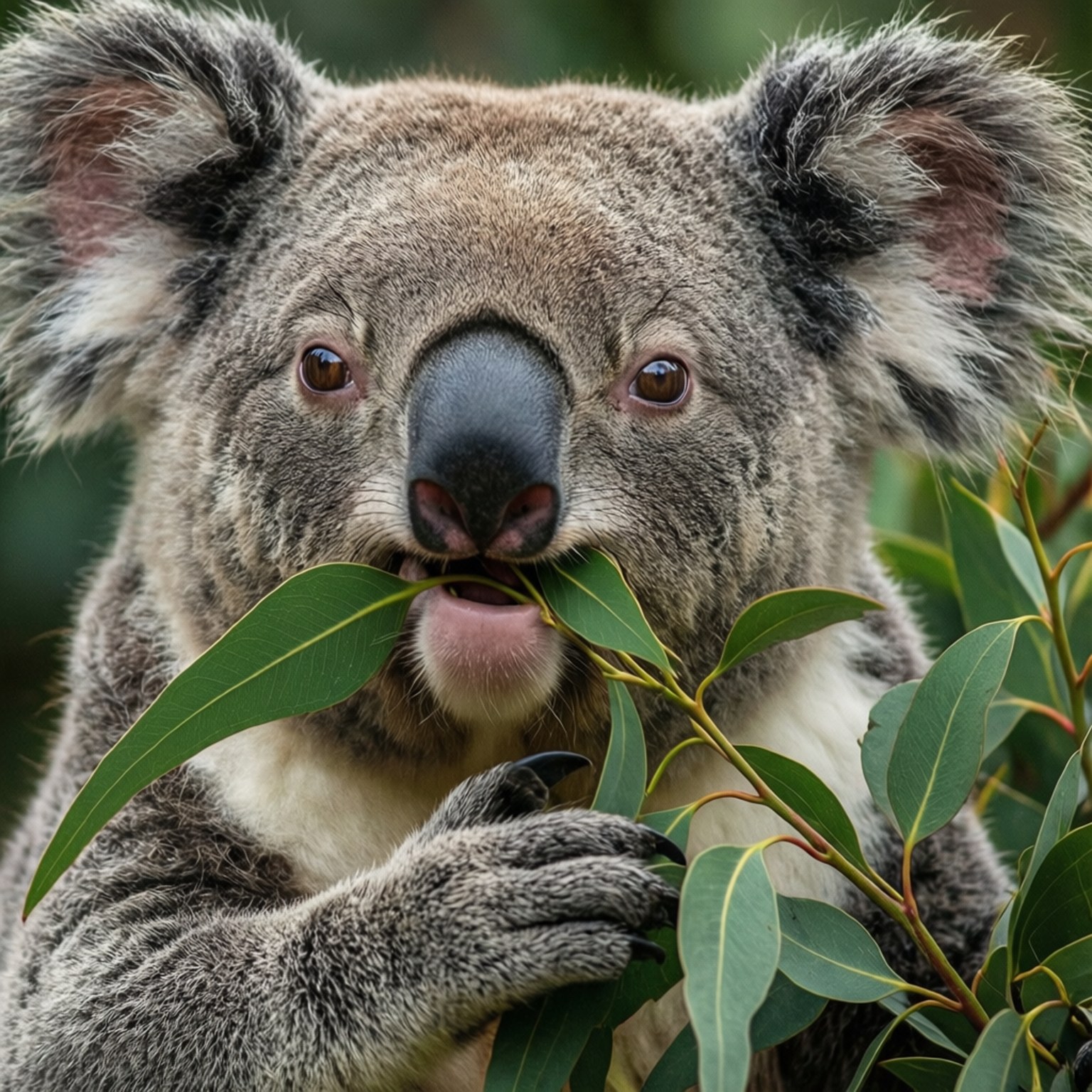 Koala Snacking Bakgrundsbilder
