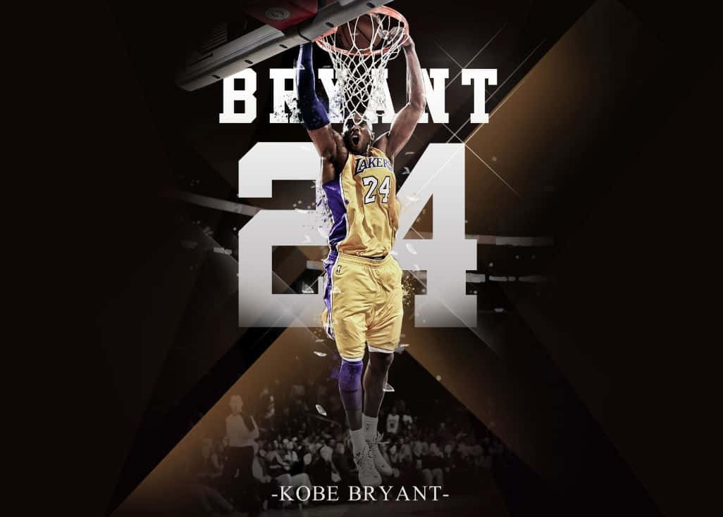 Kobe follows through on a powerful dunk