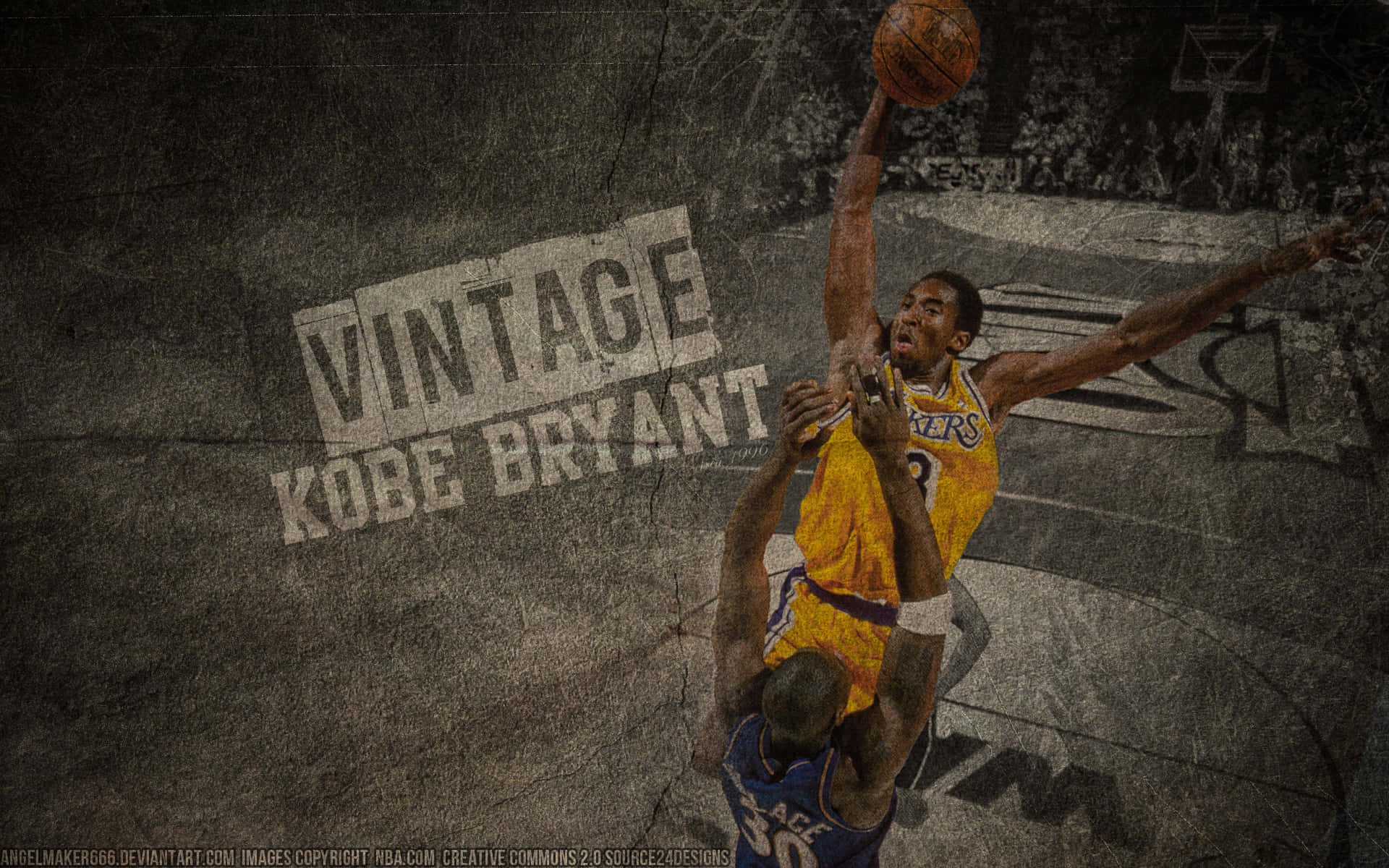 Kobe Bryant Making History On The Basketball Court Wallpaper
