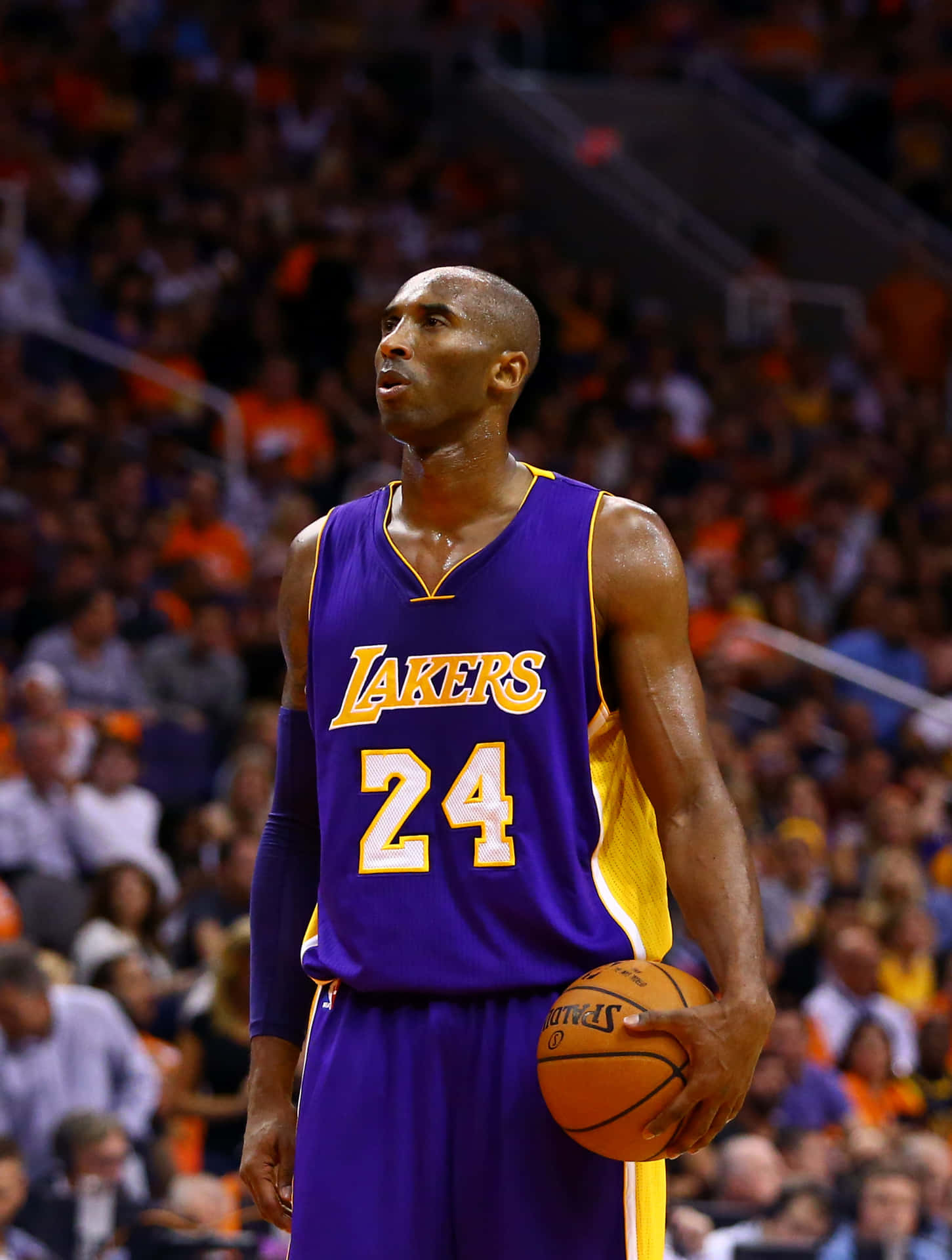 Klämåt Kobe Bryant Leder Lakers Till Seger Wallpaper