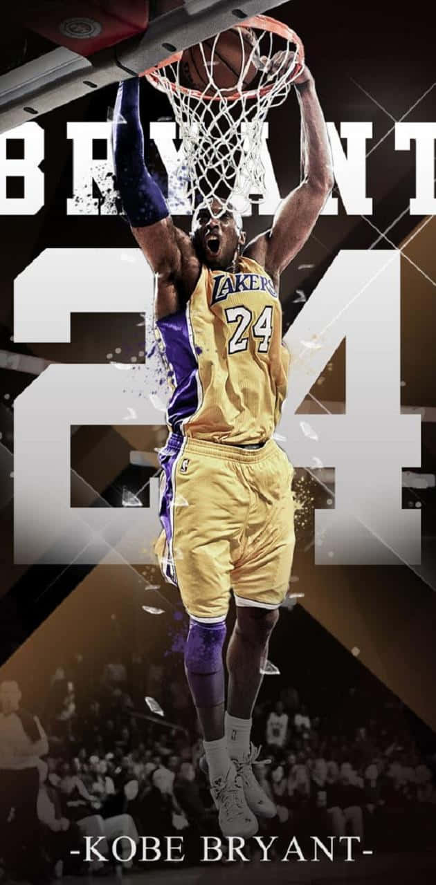 Kobe Bryant's iconic 24 Logo Wallpaper