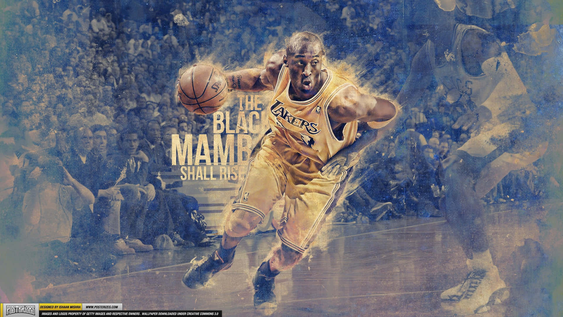 Download Kobe Bryant of the Los Angeles Lakers showcasing his