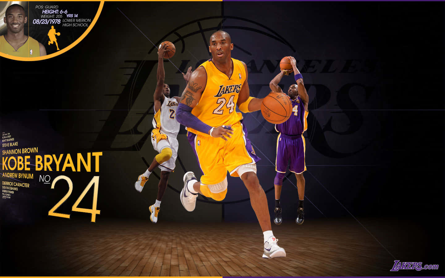 Kobebryant - Legende Der Los Angeles Lakers Wallpaper