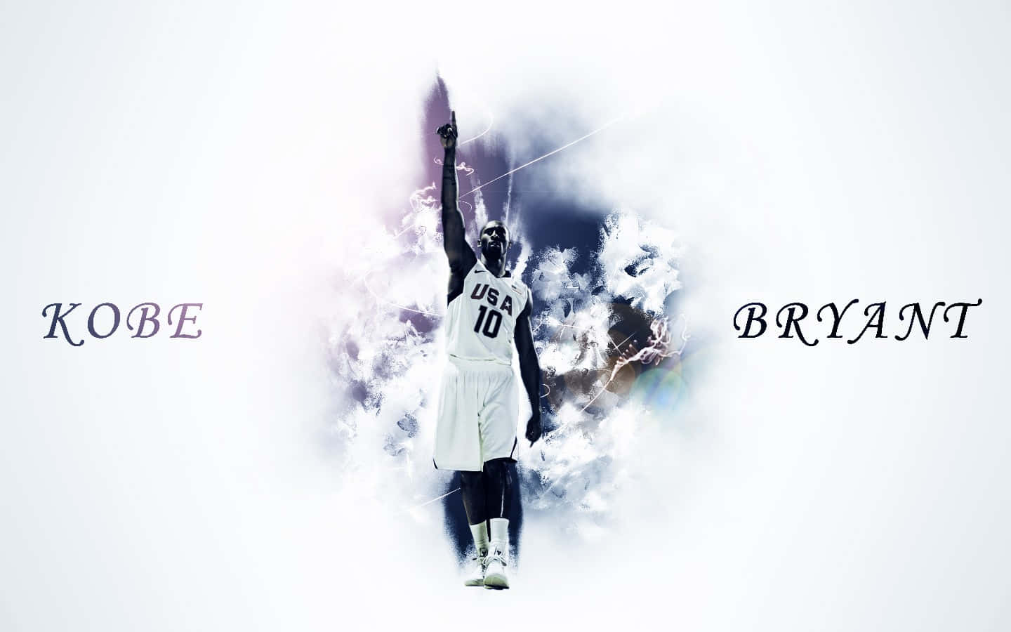 Kobe Bryant dominerer spillet med Lakers. Wallpaper