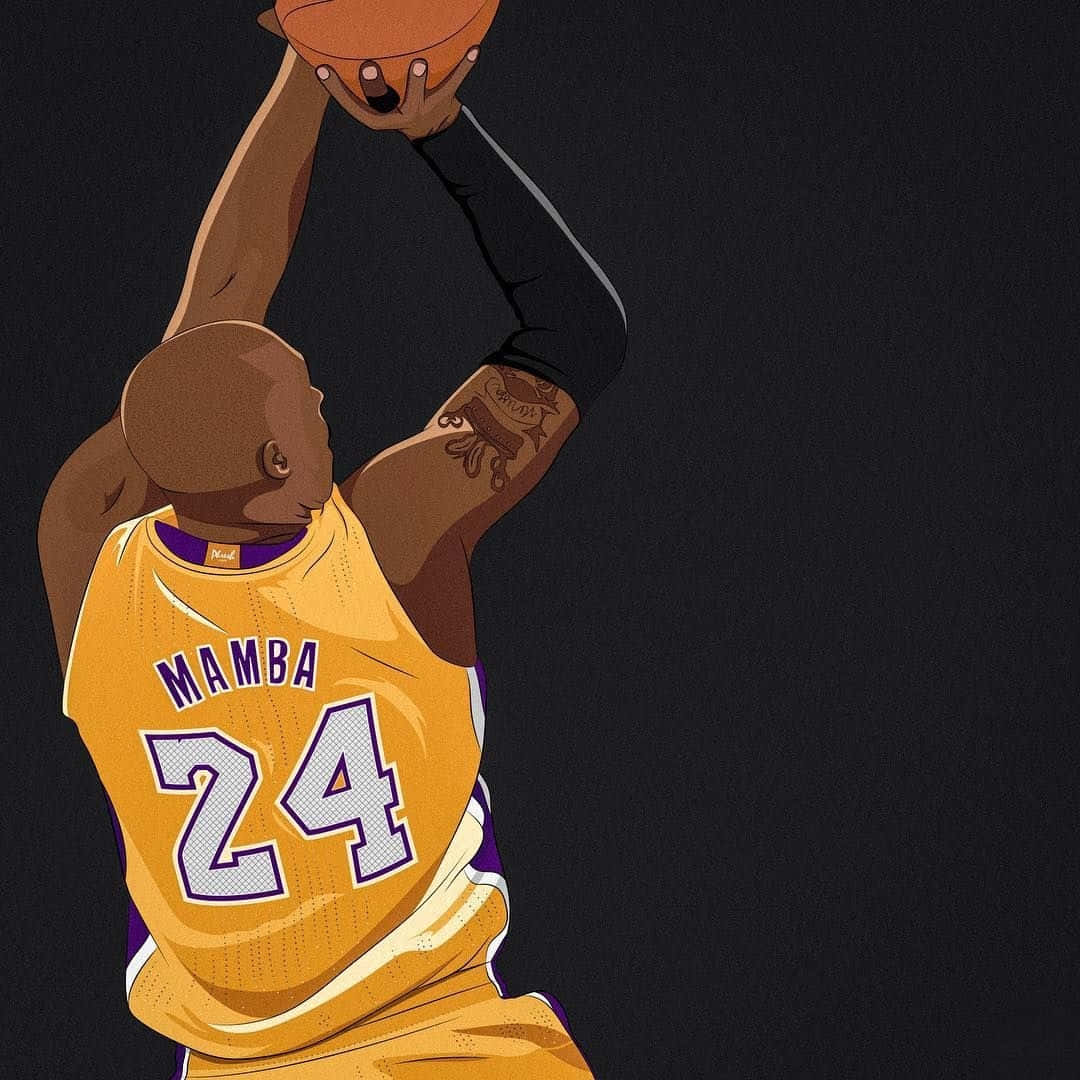 Download An Illustration of Kobe Bryant Being Saluted by Thousand Adoring  Fans Wallpaper