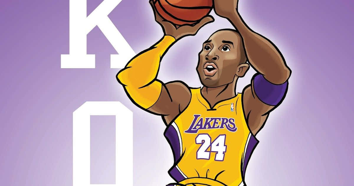 Download Kobe Bryant Cartoon Wallpaper 