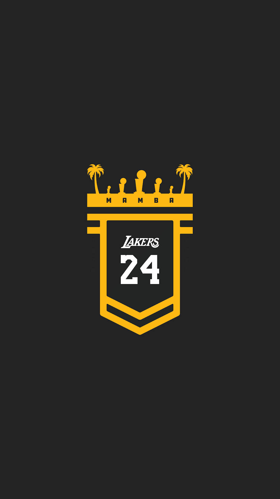 Kobe Bryant Cool Mamba Banner Tapet: Et cool Kobe Bryant Mamba Banner-tapet fra LA Lakers, der er lavet af høj kvalitet. Wallpaper