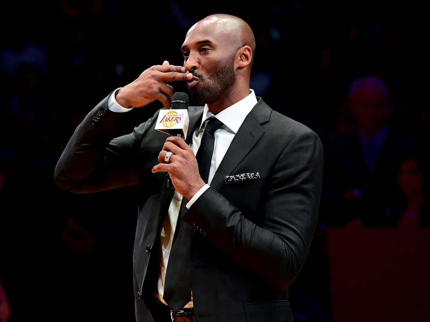 Kobe Bryant Farewell Speech Wallpaper